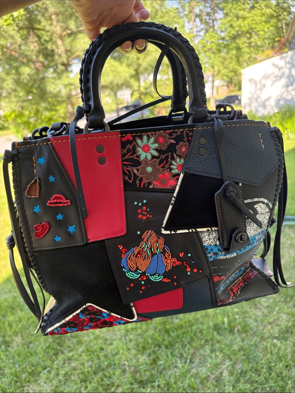 Coach Rogue Embellished Patchwork Edition